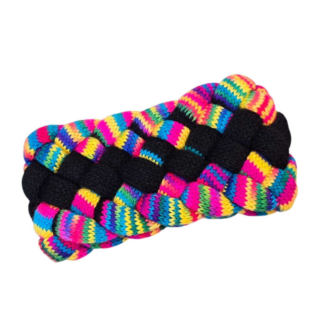 Women's Ski Colorful Multicolor Ear Warmer Headband - Picture 2 of 4